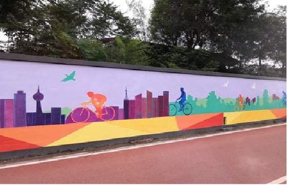  休宁墙体彩绘-围墙