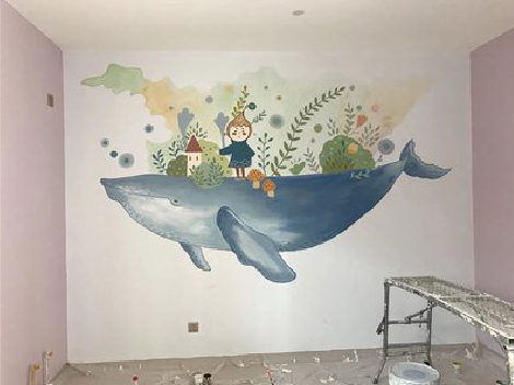  休宁手绘墙的特点及优势。