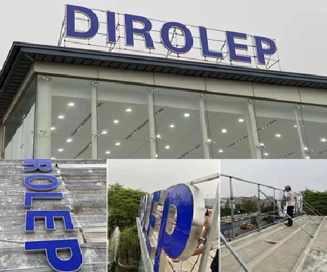  休宁楼顶发光字安装的注意事项。